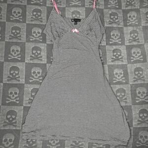 Striped babydoll top